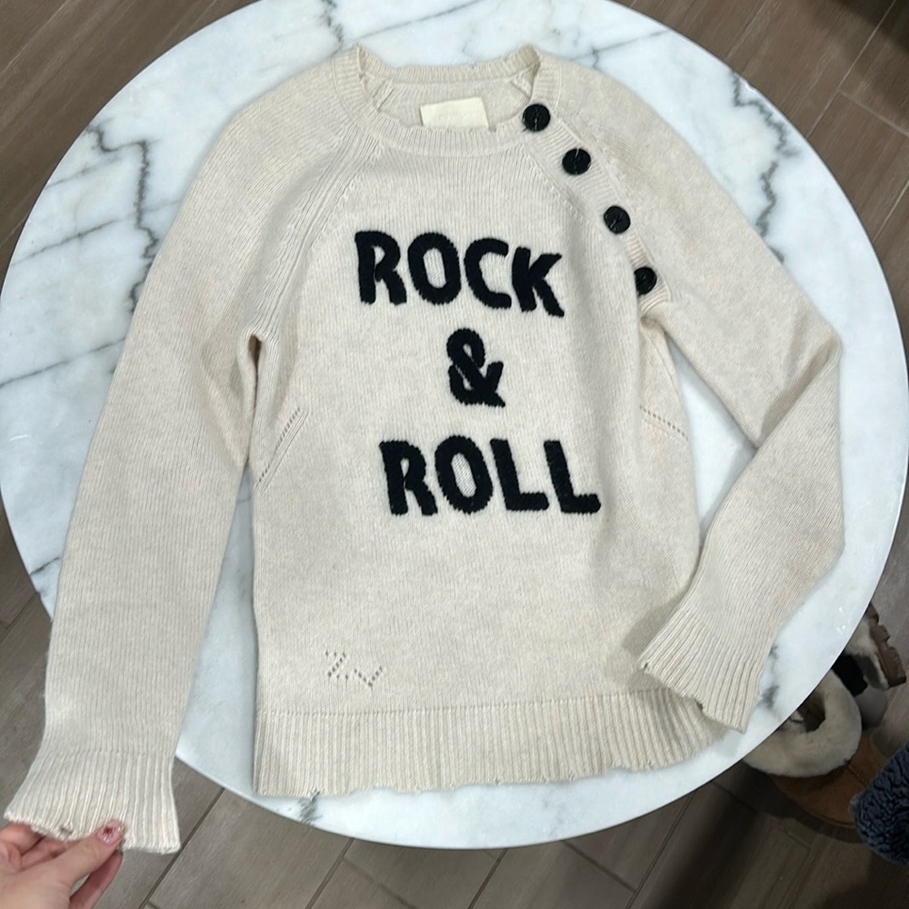 Zadig and Voltaire rock and roll cashmere sweater